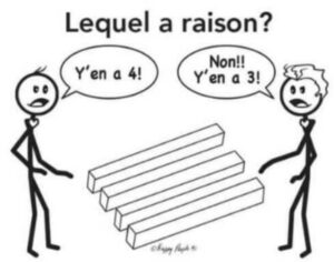 Lequel a raison ?